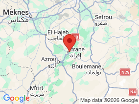 Map of Site Report: Lac Zerouka, Morocco